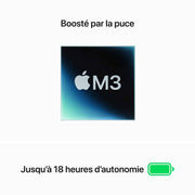 Apple Macbook Air M3 15 Pouces 2024 Minuit 16 Go 256 Go Mc9G4Fn A — Apple au Maroc | Connecto.ma