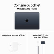 Apple Macbook Air M3 15 Pouces 2024 Minuit 16 Go 256 Go Mc9G4Fn A — Apple au Maroc | Connecto.ma
