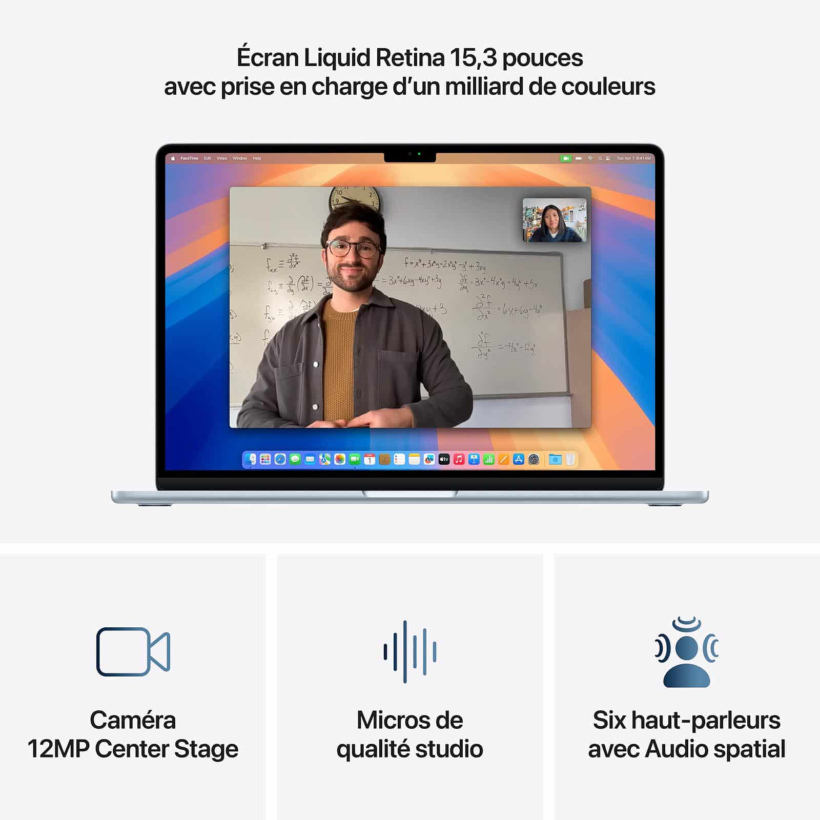 Apple Macbook Air M4 15 Pouces 2025 Bleu Ciel 24Go 512 Go Mc7D4Fn A — Apple au Maroc | Connecto.ma