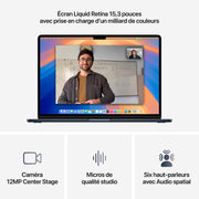 Apple Macbook Air M4 15 Pouces 2025 Minuit 24Go 512 Go Mc6L4Fn A — Apple au Maroc | Connecto.ma
