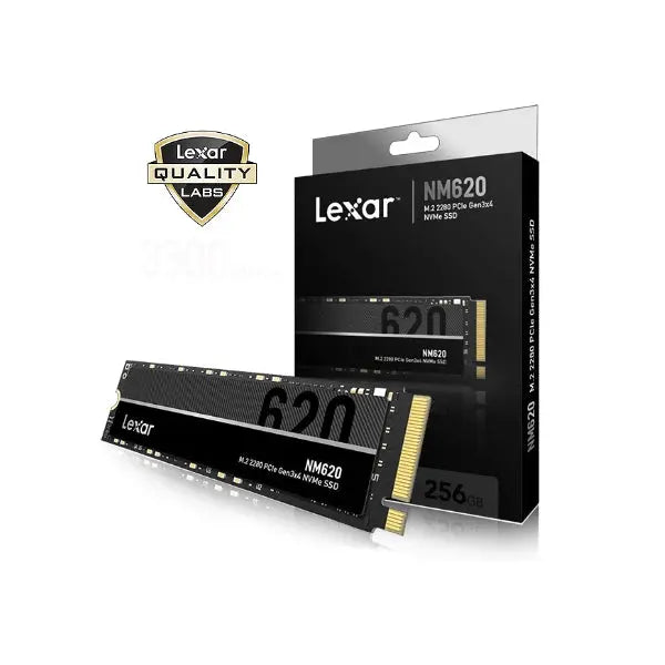 Disque Dur SSD Nvme Lexar NM620 – 512 Go SSD (LNM620X256G-RNNNG) Connecto.ma