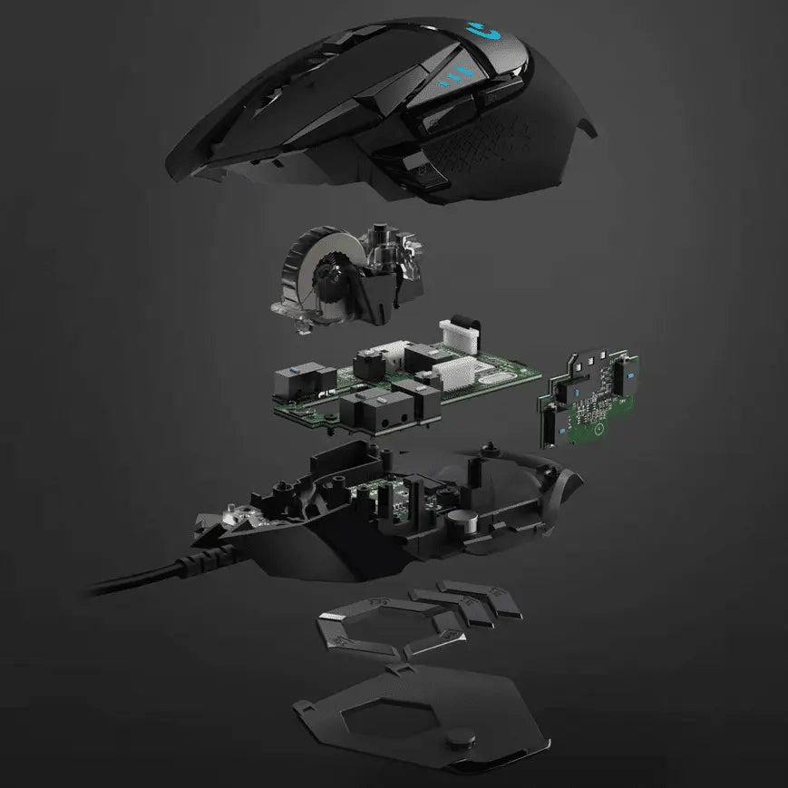 Logitech G502 Hero Souris Gamer Filaire USB — vue 3 — Connecto.ma