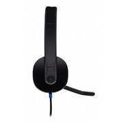 Casque Logitech H540 avec microphone anti-parasite–USB — vue 3 — Connecto.ma