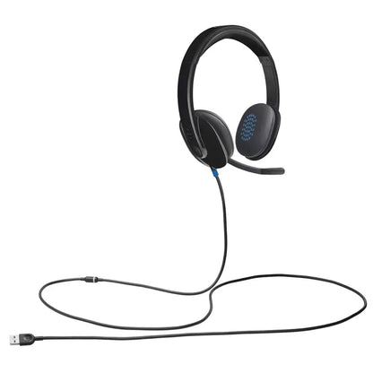 Casque Logitech H540 avec microphone anti-parasite – USB (981-000480) Connecto.ma