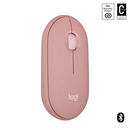 Logitech Pebble 2 M350s Souris Sans Fil Bluetooth – Rose (910-007014) Connecto.ma