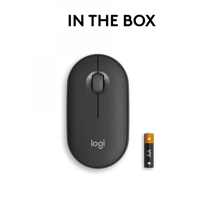Logitech Pebble 2 M350s Souris sans fil -Graphite — vue 3 — Connecto.ma