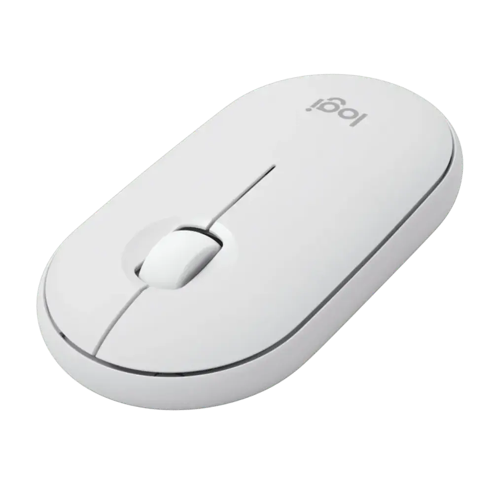 Logitech Pebble 2 M350s Souris Sans Fil Bluetooth – Blanc — vue 3 — Connecto.ma