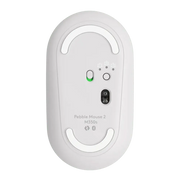 Logitech Pebble 2 M350s Souris Sans Fil Bluetooth – Blanc — vue 4 — Connecto.ma
