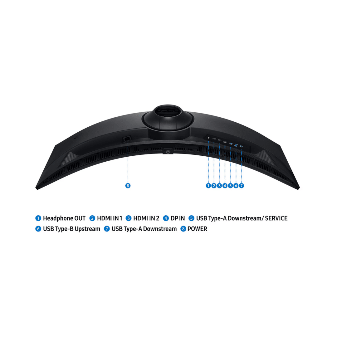 Écran 49″ DQHD incurvé Gaming Samsung Odyssey G9 G91F (LS49FG910EUXEN) — SAMSUNG au Maroc | Connecto.ma