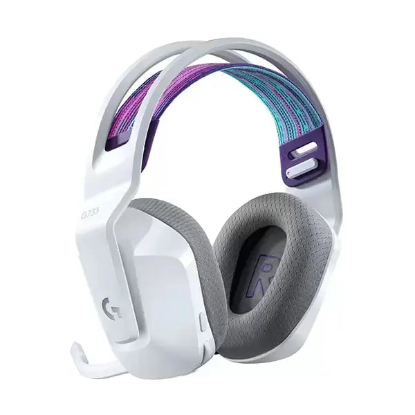 Logitech G733 Lightspeed – Casque Gaming Sans Fil (Blanc) — vue 2 — Connecto.ma
