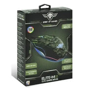 Souris avec fil gamer Spirit of Gamer Elite-M50 Army Edition 2 – RGB — vue 4 — Connecto.ma