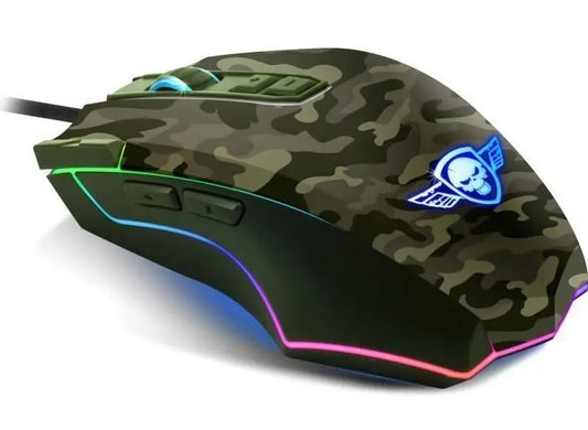 Souris avec fil gamer Spirit of Gamer Elite-M50 Army Edition 2 – RGB (M50) Spirit