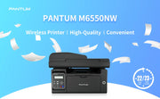 Imprimante Laser Multifonction Monochrome PANTUM avec ADF 3en 1 — vue 4 — Connecto.ma