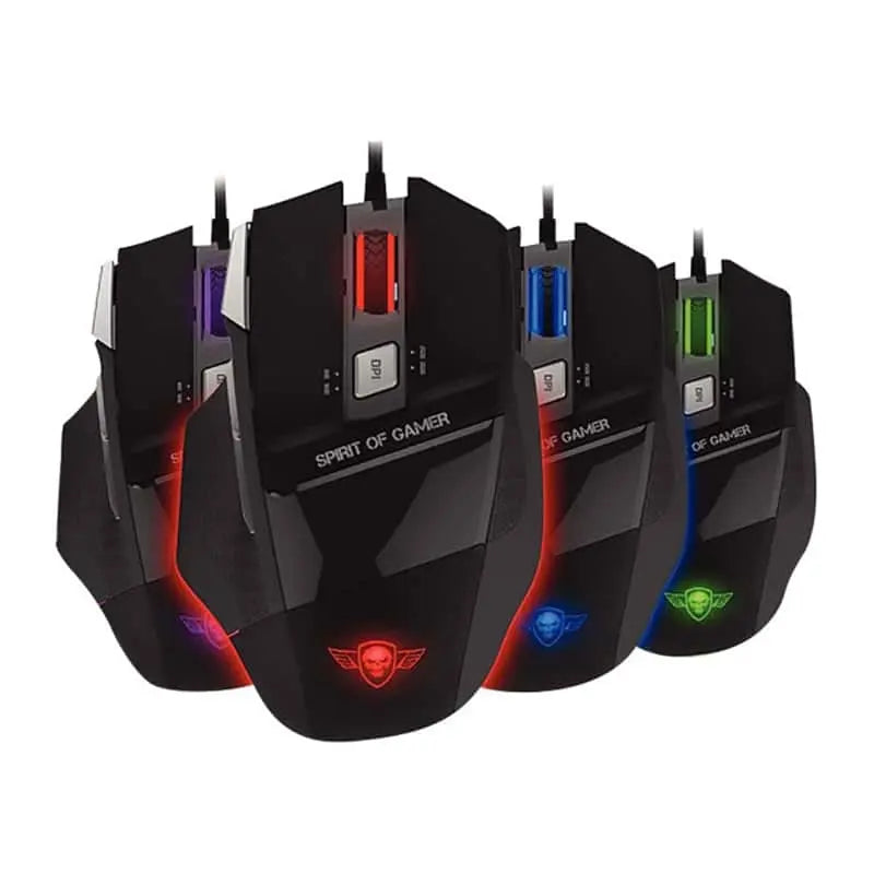Souris de jeu SpiritOfGamer Pro-M8 – 3500 DPI — vue 2 — Connecto.ma