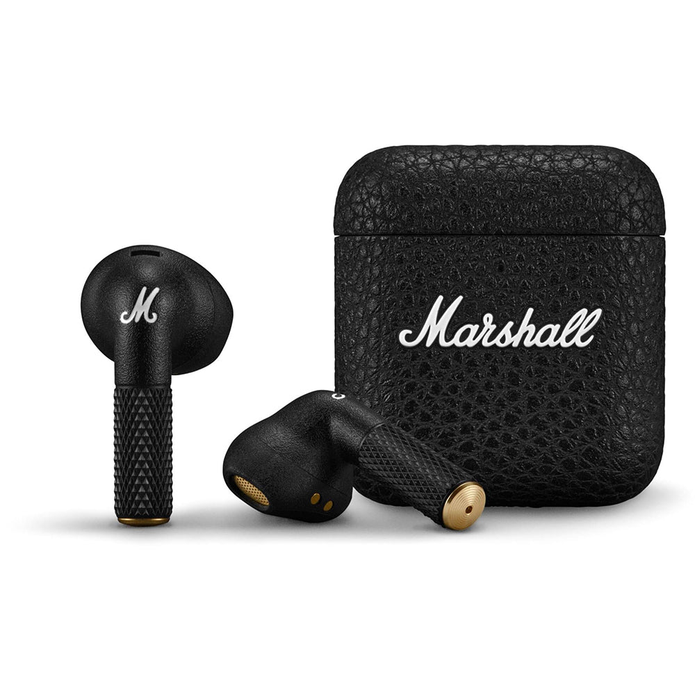Écouteurs Bluetooth Marshall Minor IV Noir – True Wireless, 30 h d’autonomie