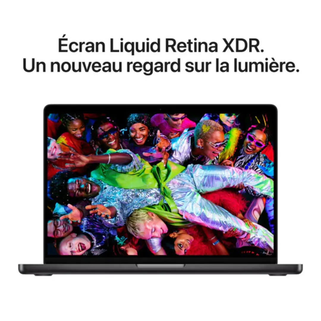 Apple MacBook Pro M5 14″ Noir sidéral 16 Go | 512 Go (MDE04FN/A) Connecto.ma