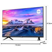 TV MI Xiaomi Smart P1 32’’ — vue 3 — Connecto.ma