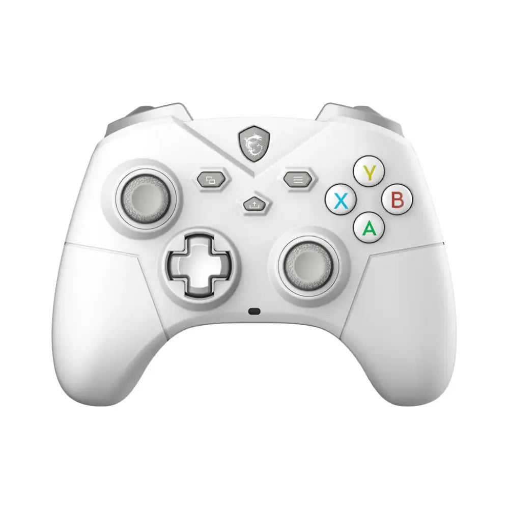 MSI Manette FORCE GC300 sans fil ergonomique avec Bluetooth – Blanc — vue 2 — Connecto.ma
