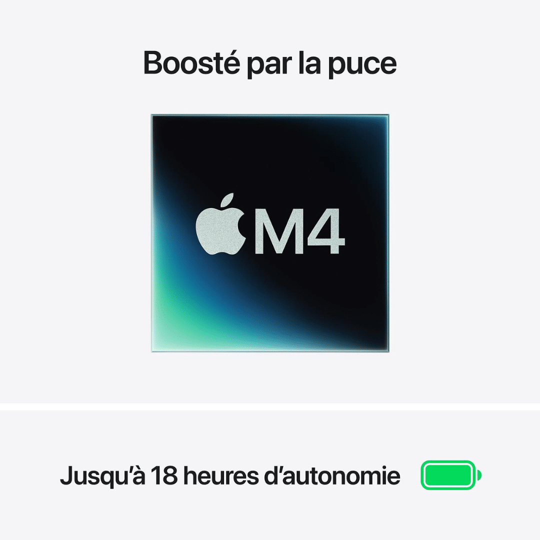 Apple MacBook Air M4 13 pouces (2025) Lumière stellaire 16Go/256 Go (MW0Y3FN/A) — Apple au Maroc | Connecto.ma