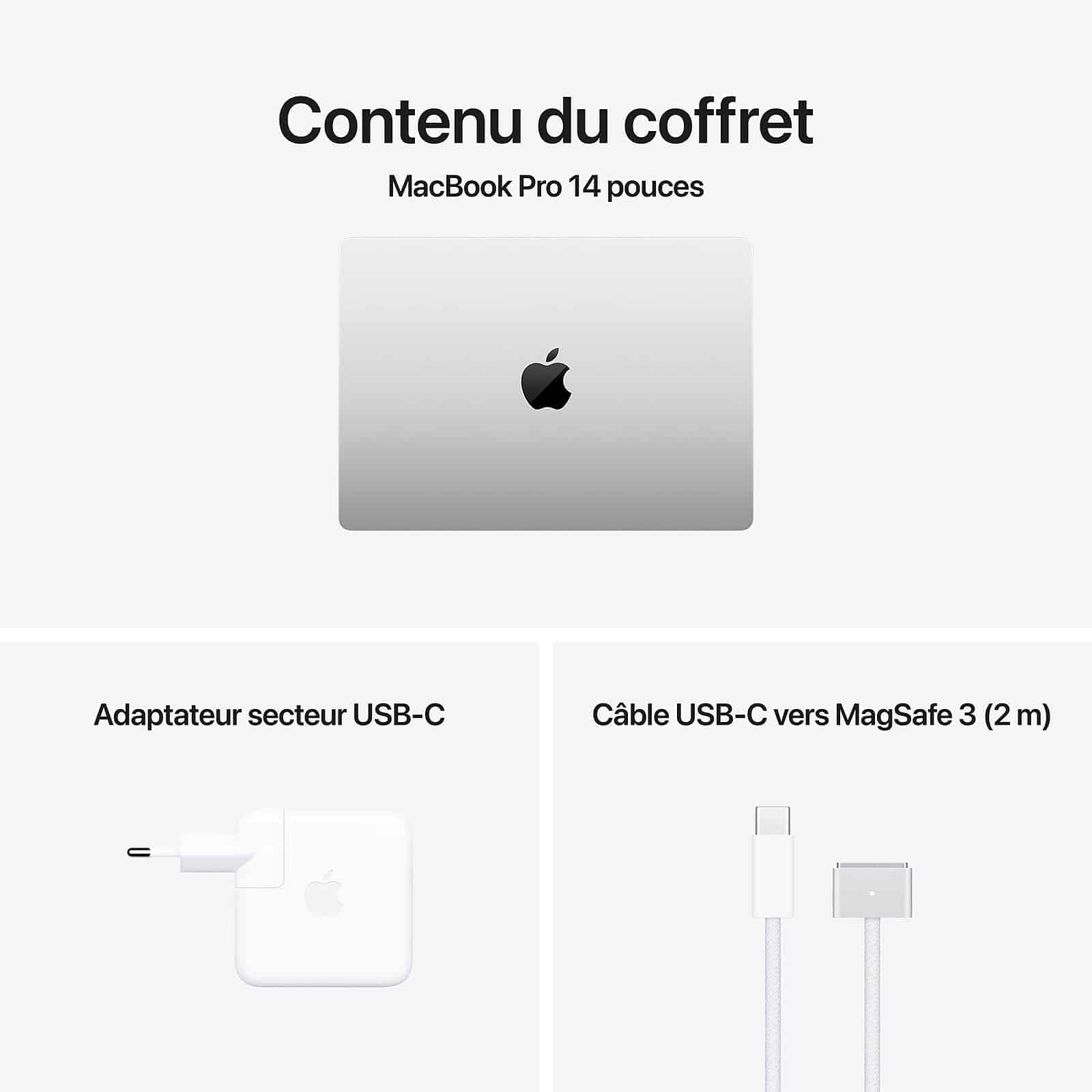 Apple MacBook Pro M4 14″ Argent 16 Go/1 To (MW2X3FN/A) — apple au Maroc | Connecto.ma