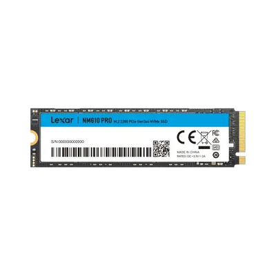 Lexar NM610 PRO -1 To Disque Dur Nvme SSD M.2 2280 PCIe Gen3x4 — Connecto.ma