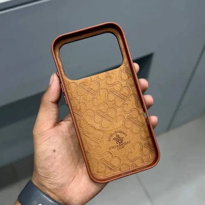 Pochette originale pour iPhone 17 Pro Santa Barbara Polo Racquet Club JUSTAN- — vue 3 — Connecto.ma