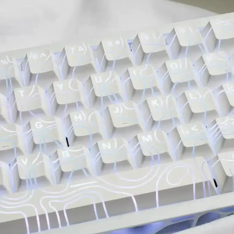 Keycaps Blancs pour Clavier – Compatibles RGB AULAMaroc | Connecto.ma