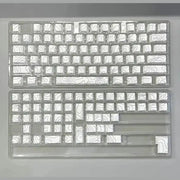 Keycaps Blancs pour Clavier – Compatibles RGB — vue 2 — Connecto.ma