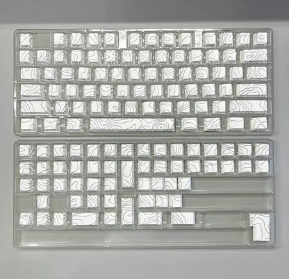 Clavier Keycaps blanc compatible RGB Connecto.ma