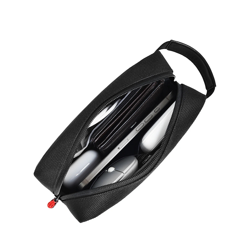 Pochette WiWU Essen – Fermeture zip sécurisée et finition premium | Meilleur prix Maroc | Connecto.ma