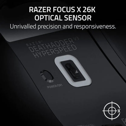 Souris Gaming Deathadder v3 Hyperspeed – Noire (8886419334552) Connecto.ma