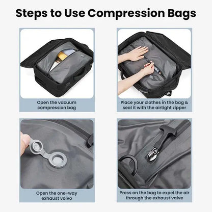 Sac à Dos Étanche RZTX – 55L, Antivol, Sac Sous Vide & Ventouse Puissante Intégrée et Fermeture à code-cartable Connecto.ma