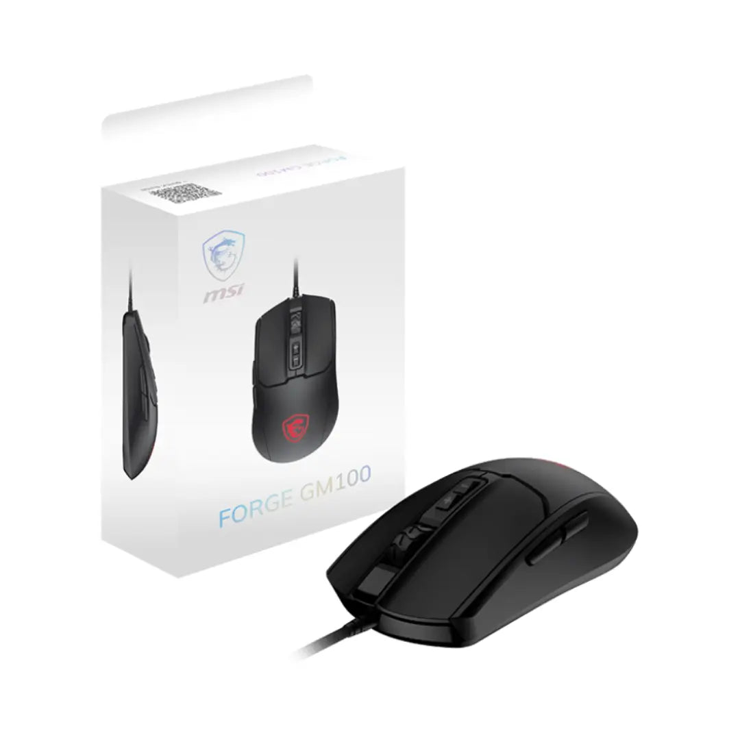 MSI Souris gaming filaire FORGE GM100 – USB (S12-0402310-HH9)