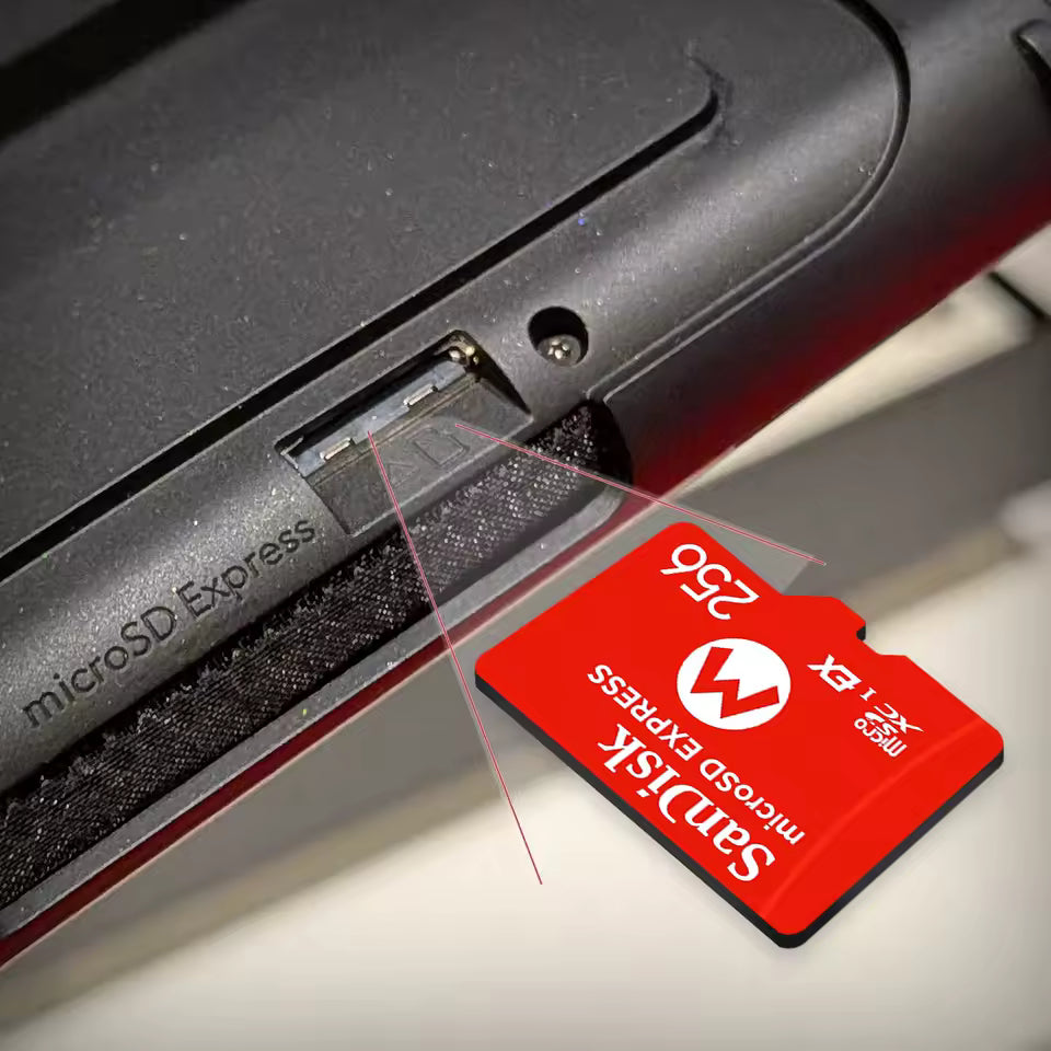 Carte microSD Express SanDisk 256 Go pour Nintendo Switch 2 – Super Mario
