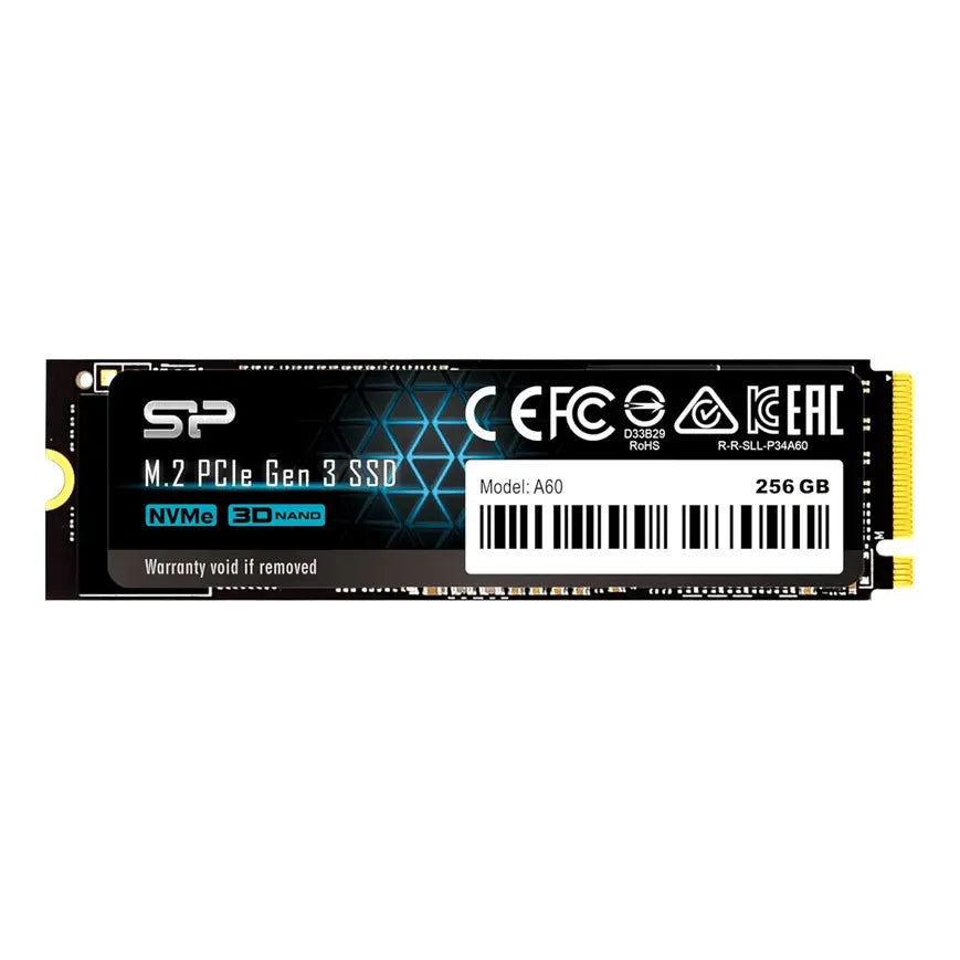 Silicon Power Disque dur SSD M2 Nvme – 256 Go (SP256GBP34A60M28) Connecto.ma