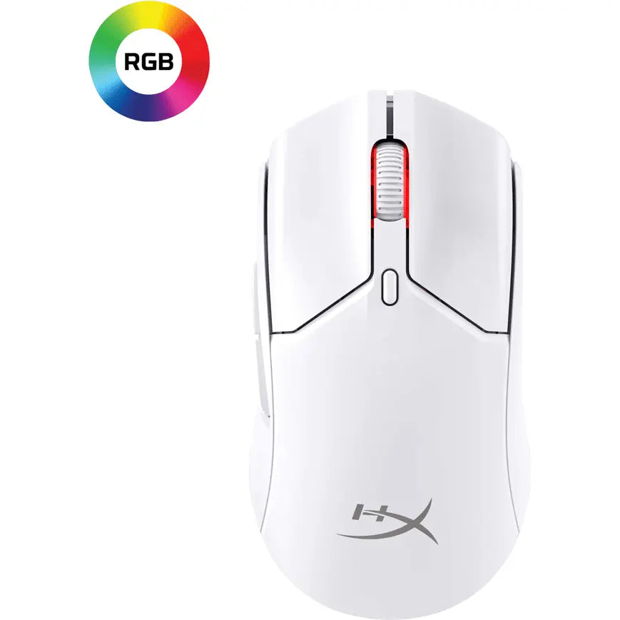HyperX Pulsefire Haste 2 Souris Gamer Sans fil Mini- Blanc — vue 4 — Connecto.ma