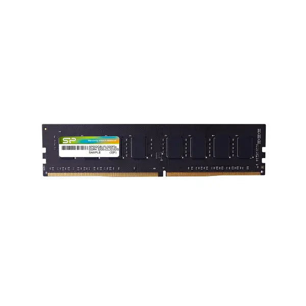 Barette de mémoire Silicon Power – 8GB DDR4 3200MHZ CL22 UDIMM (SP008GBLFU320X02) Connecto.ma