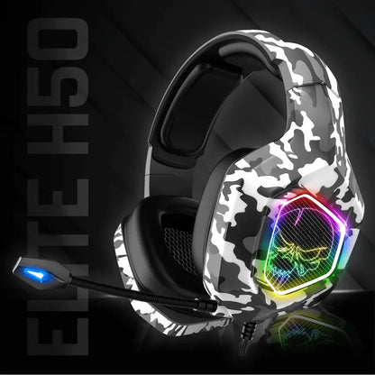 Casque avce fil Spirit of Gamer Elite-H50 – Artic Edition – RGB (SPIRITCASQH50) Spirit