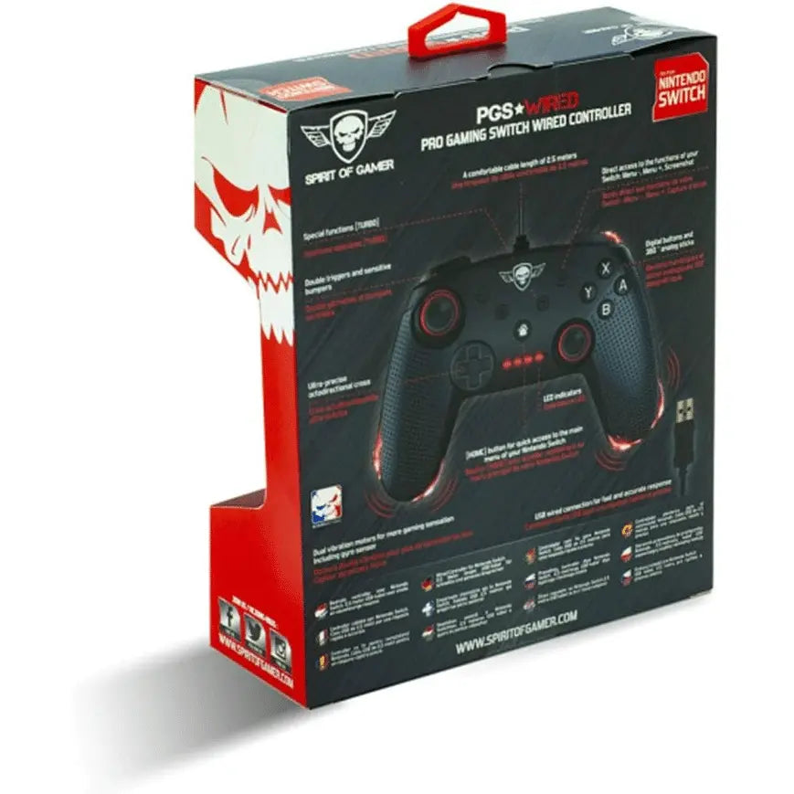Manette SPIRIT WGPS Filaire Switch — vue 5 — Connecto.ma