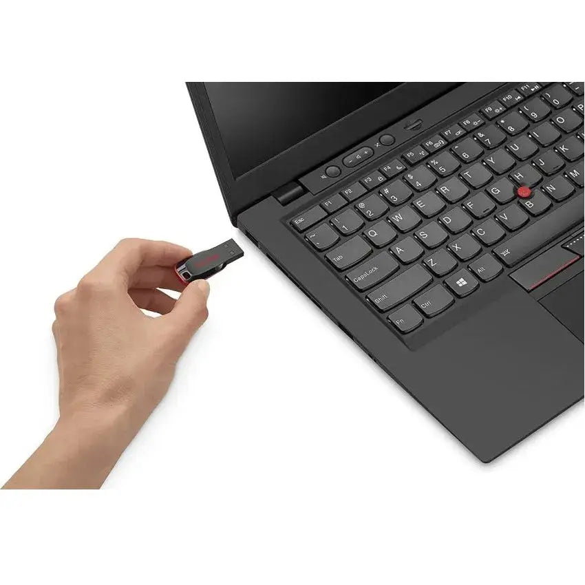 Clé USB SanDisk Cruzer Blade 128 Go — vue 2 — Connecto.ma