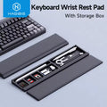 Repose-poignets de clavier Hagibis avec rangement – Noir et Blanc