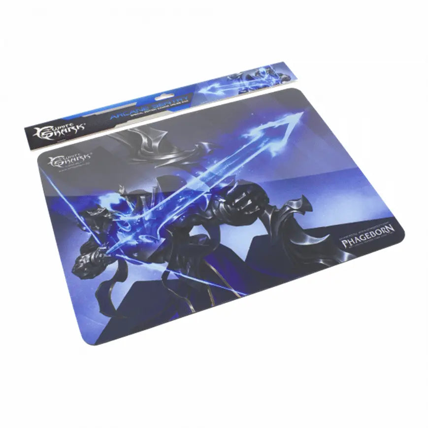 TAPIS DE SOURIS GAMER WHITE SHARK MP-ARCANE 400X300MM — vue 2 — Connecto.ma