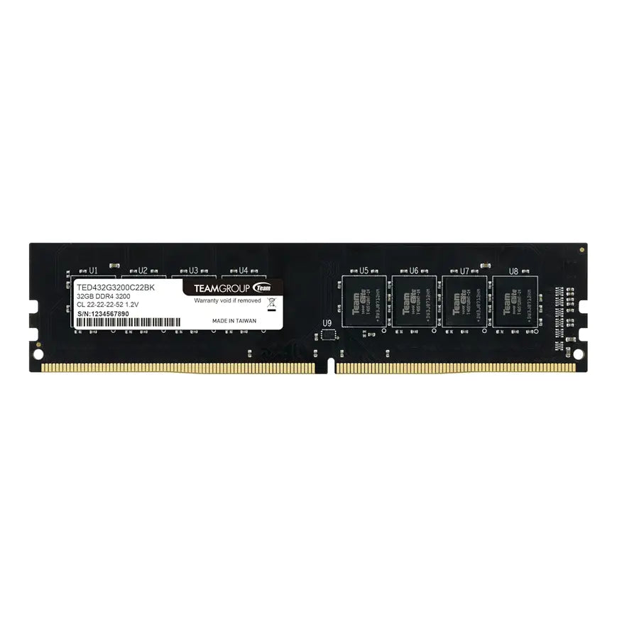 Barrette mémoire de bureau UDDIM DDR4 TEAM ELITE 16 Go 3200 CL22 — Connecto.ma