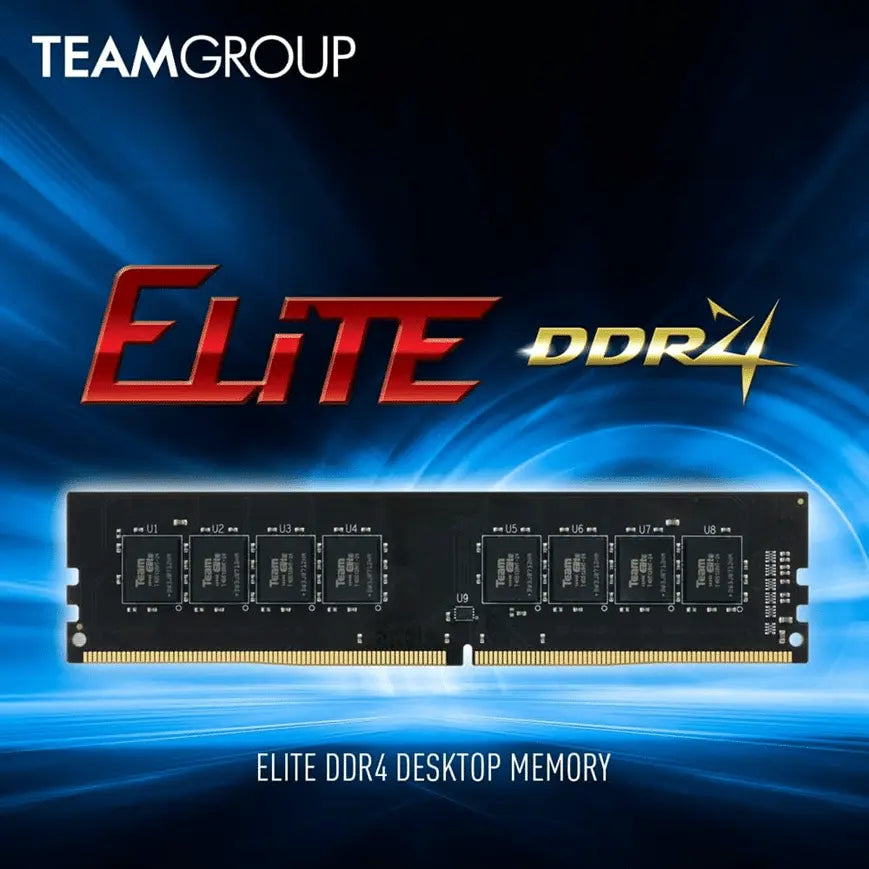 Barrette mémoire de bureau UDDIM DDR4 TEAM ELITE 16 Go 3200 CL22 — vue 2 — Connecto.ma