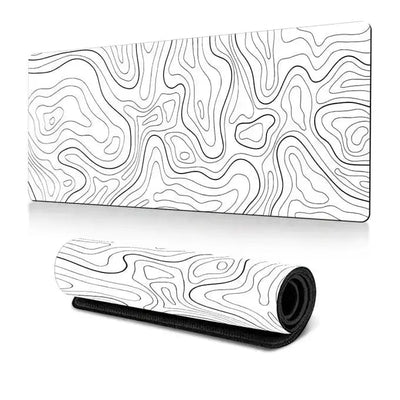 Tapis de Souris XXL 40×90 cm (Blanc) — Connecto.ma
