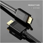 Câble Ugreen DisplayPort 1.2 Mâle vers Mâle – 1 mètre — vue 3 — Connecto.ma
