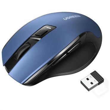 Souris sans fil Ugreen Design Ergonomique 2.4 – Blue (15064) Connecto.ma