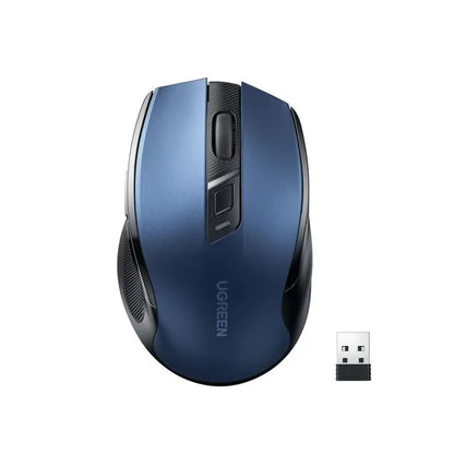 Souris sans fil Ugreen Design Ergonomique 2.4 – Blue (15064) Connecto.ma