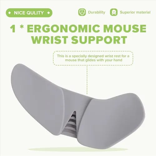 Mouse Palm Pad — surface microfibre douce et antidérapante — Connecto.ma