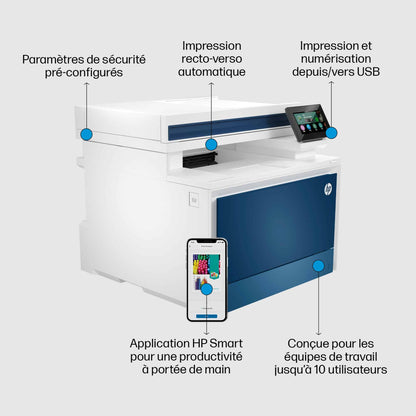 Imprimante Laser Couleur HP LaserJet Pro 4203dn (4RA89A) - Connecto.ma
